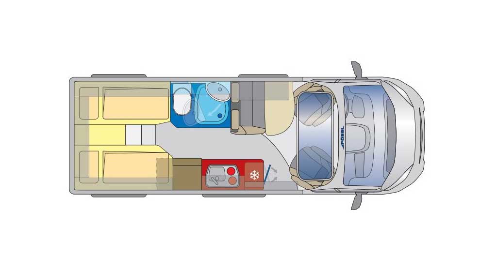 Poessl Roadcruiser Grundriss